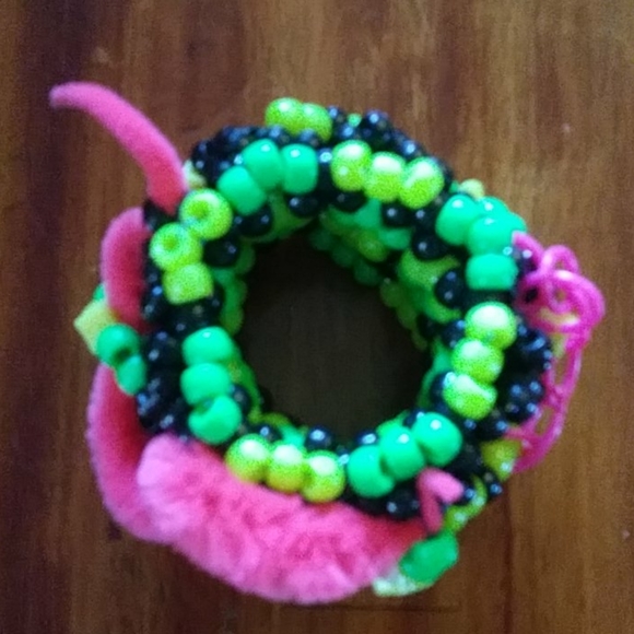 Other Worm On A String 3d Kandi Cuff Poshmark